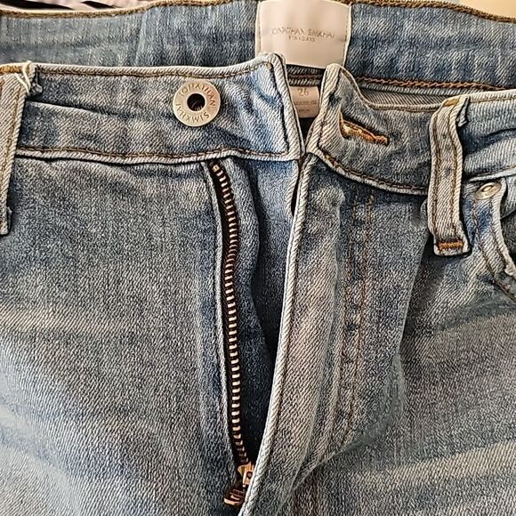 Jonathan Simkhai River‎ High Rise Straight Denim Size 26, Light Wash - Picture 7 of 13